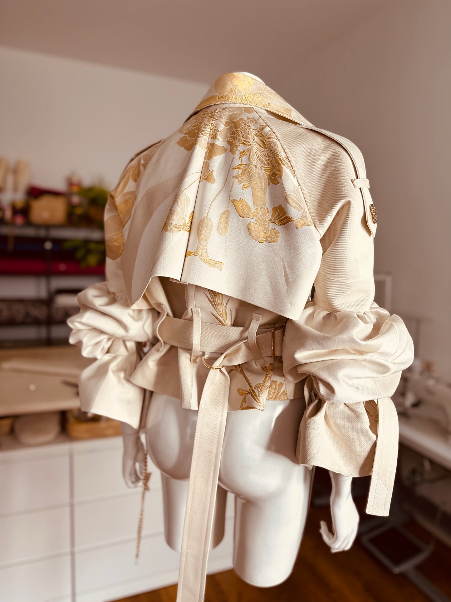 Brocade Biker Jacket